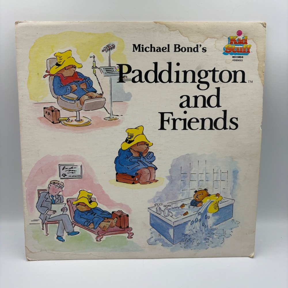 Paddington and Friends Michael Bond Vintage 1982 Vinyl‎ LP Kid Stuff Records